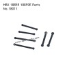 HBX 18859E Rampage Parts Front and Rear Upper Links and Steering Links 18011