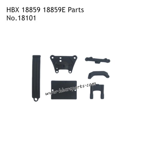 HBX 18859E Rampage Parts Front Top Plate Set 18101