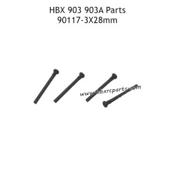 HAIBOXING HBX 903 903A Parts ST3X28mm Front and Rear Upper Suspension Arm Hinge Pins 90117
