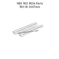 HAIBOXING HBX 903 903A Parts 3X47mm Front Rear Lower Suspension Arm Inside Hinge Pins 90118
