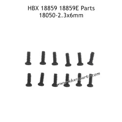 HBX 18859E RC Car Parts PBHO2.3X6mm Head Self Tapping Screw 18050