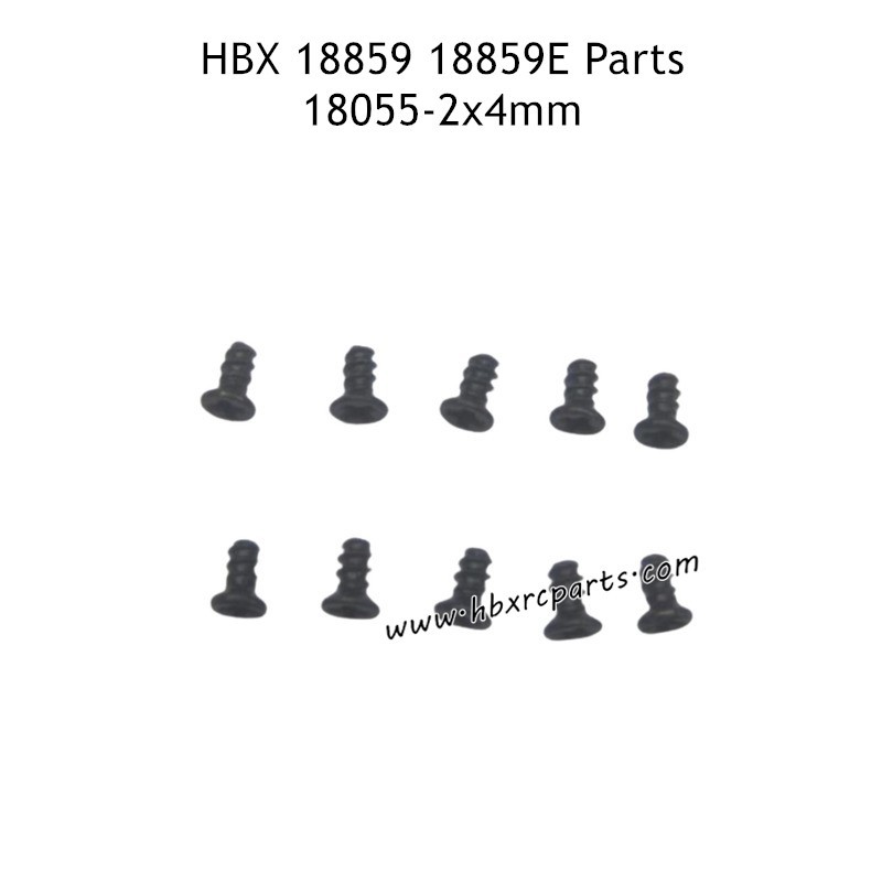 HBX 18859E RC Car Parts KBHO2X4mm Countersunk Self Tapping Screw 18055 HBX 18859E RC Car Parts KBHO2X4mm Countersunk Self Tapping Screw 18055