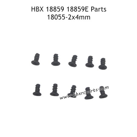 HBX 18859E RC Car Parts KBHO2X4mm Countersunk Self Tapping Screw 18055