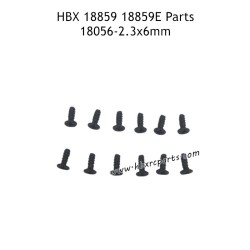 HBX 18859E RC Car Parts KBHO2.3X6mm Countersunk Self Tapping Screw 18056