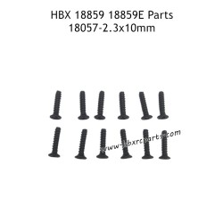 HBX 18859E RC Car Parts KBHO2.3X10mm Countersunk Self Tapping Screw 18057