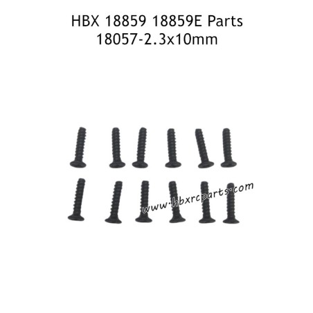 HBX 18859E RC Car Parts KBHO2.3X10mm Countersunk Self Tapping Screw 18057