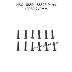 HBX 18859E RC Car Parts PMHO2X8mm Pan Head Screw 18058