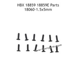 HBX 18859E RC Car Parts KMHO1.5X5mm Countersunk Screw 18060