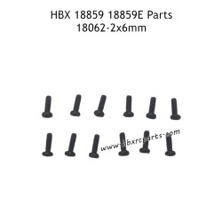 HBX 18859E RC Car Parts PMHO2X6mm Pan Head Self Tapping Screw 18062