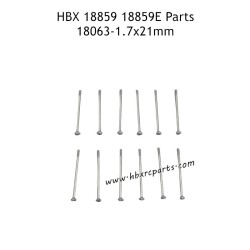 HBX 18859E RC Car Parts PBHO1.7X21mm Pan Head Self Tapping Screw 18063