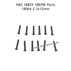 HBX 18859E RC Car Parts PBHO2.3X12mm Pan Head Self Tapping Screw 18064