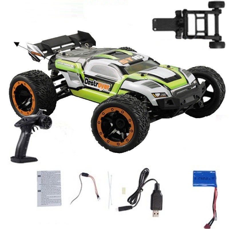 HAIBOXING HBX 16890A Destroyer 2.4G 2CH 1/16 RC Racing Buggy Green HAIBOXING HBX 16890A Destroyer 2.4G 2CH 1/16 RC Racing Buggy Green