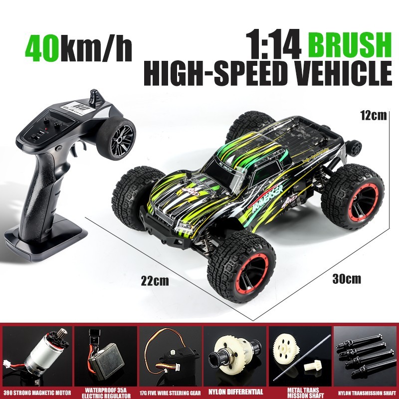 HAIBOXING HBX T10 Electric Four-Wheel Drive Racing Car RTR Green HAIBOXING HBX T10 Electric Four-Wheel Drive Racing Car RTR Green