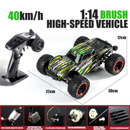 HAIBOXING HBX T10 Electric Four-Wheel Drive Racing Car RTR Green