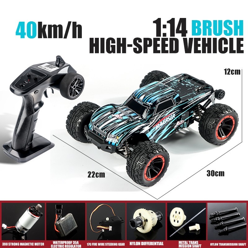 HAIBOXING HBX T10 Electric Four-Wheel Drive Racing Car RTR Blue HAIBOXING HBX T10 Electric Four-Wheel Drive Racing Car RTR Blue