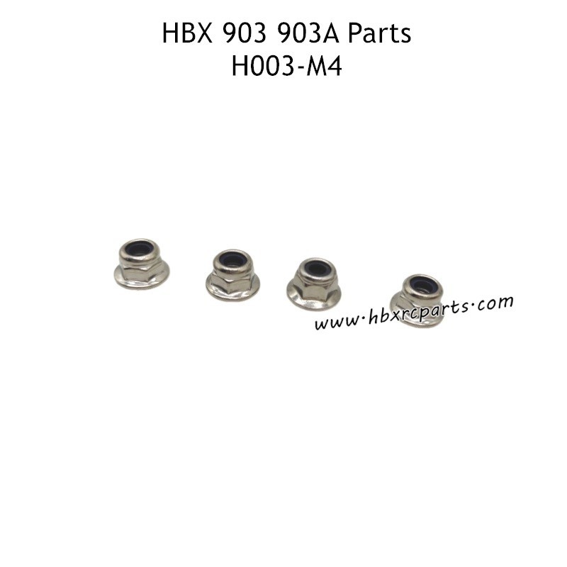 HAIBOXING HBX 903 903A Parts M4 Flange Locknut H003 HAIBOXING HBX 903 903A Parts M4 Flange Locknut H003