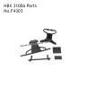 HAIBOXING HBX 3100A Parts Bumpers and Body Post F4303