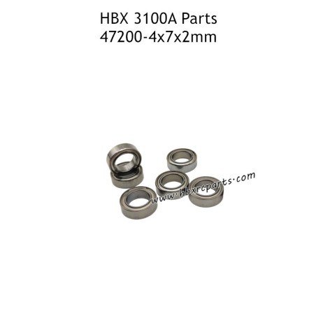 HAIBOXING HBX 3100A RC Car Parts 4x7x2mm Ball Bearings 47200