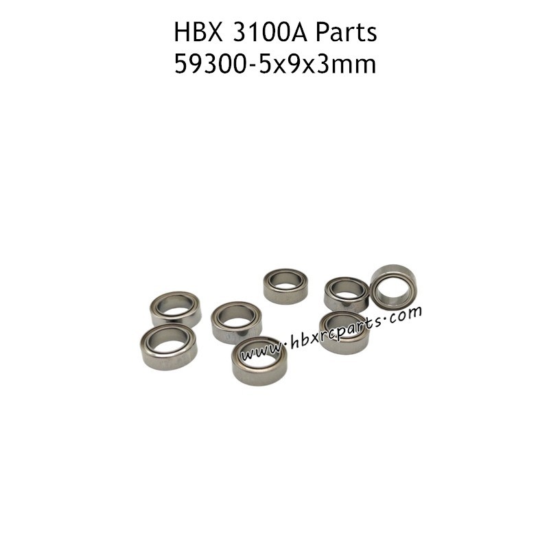 HAIBOXING HBX 3100A RC Car Parts 5x9x3mm Ball Bearings 59300 HAIBOXING HBX 3100A RC Car Parts 5x9x3mm Ball Bearings 59300