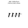 HAIBOXING HBX 3100A RC Car Parts 2.8x12.5mm Steering Hub Bolts F4316