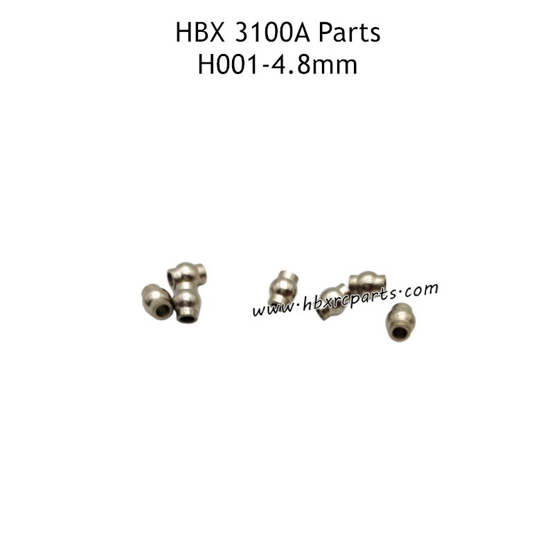 HAIBOXING HBX 3100A RC Car Parts 4.8mm Pivot Balls H001 HAIBOXING HBX 3100A RC Car Parts 4.8mm Pivot Balls H001