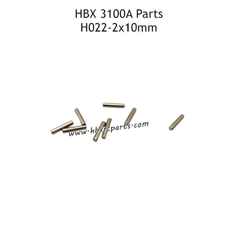 HAIBOXING HBX 3100A RC Car Parts 2x10mm Wheel Hex Pins H022 HAIBOXING HBX 3100A RC Car Parts 2x10mm Wheel Hex Pins H022