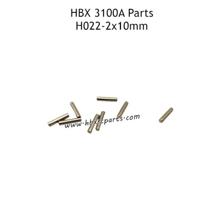 HAIBOXING HBX 3100A RC Car Parts 2x10mm Wheel Hex Pins H022
