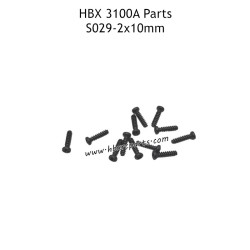 HBX 3100A RC Car Parts PBHO2x10mm Pan Head Self Tapping Screws S029