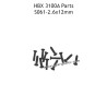HBX 3100A RC Car Parts KBHO2.6x12mm Countersunk Self Tapping Screws S088