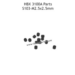 HBX 3100A RC Car Parts M2.5x2.5mm Set Screws S103