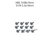 HBX 3100A RC Car Parts PWTHO2.6x10mm Flange Head Self Tapping Screws S139