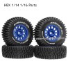 HBX 1/14 1/16 Parts Tires Blue