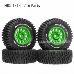 HBX 1/14 1/16 Parts Tires Green
