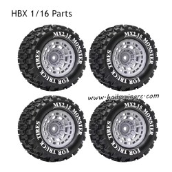 HBX 1/16 Parts Tires Gray