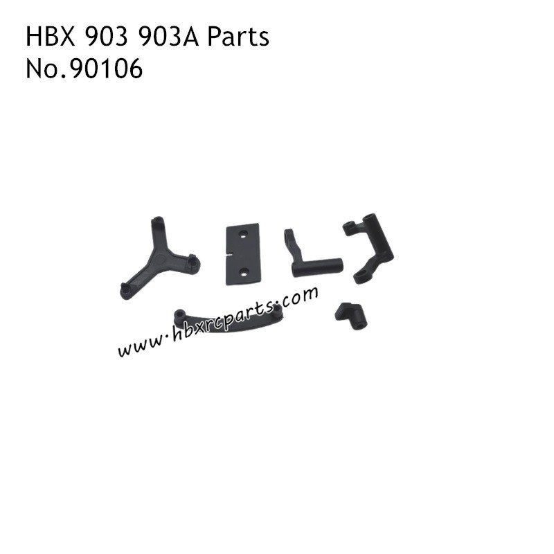 HBX 903 903A Vanguard Parts Steering Ackerman Plate and Servo Mount 90106 HBX 903 903A Vanguard Parts Steering Ackerman Plate and Servo Mount 90106