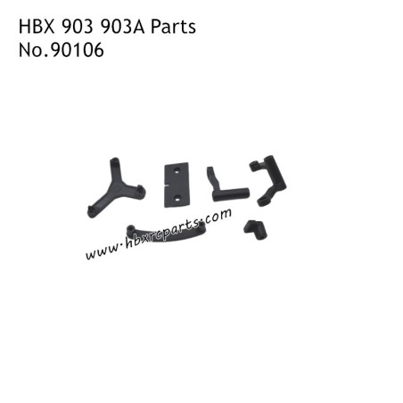 HBX 903 903A Vanguard Parts Steering Ackerman Plate and Servo Mount 90106