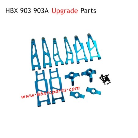 HBX 903A Vanguard Upgrade Parts Front and Rear Swing Arm Blue
