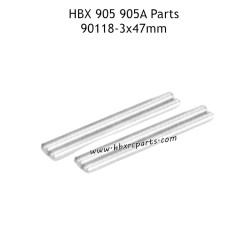 HAIBOXING 905A Twister Parts 3X47mm Front Rear Lower Suspension Arm Inside Hinge Pins 90118