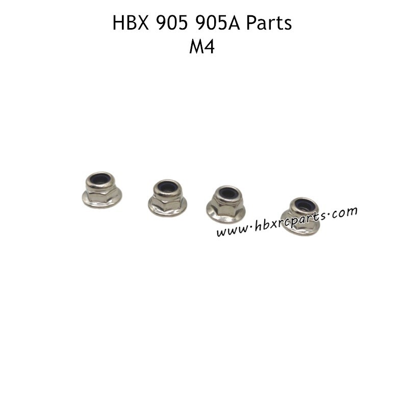 HBX 905A Parts M4 Flange Locknut H003 HBX 905A Parts M4 Flange Locknut H003