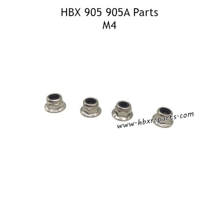 HBX 905A Parts M4 Flange Locknut H003