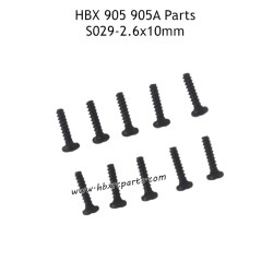 HAIBOXING 905A Parts 2.6X10mm Round Head Self Tapping Screws S029