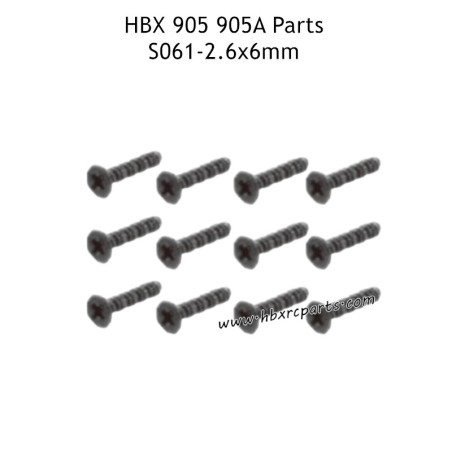HAIBOXING 905A Parts KBHO2.6X6mm Screws S061