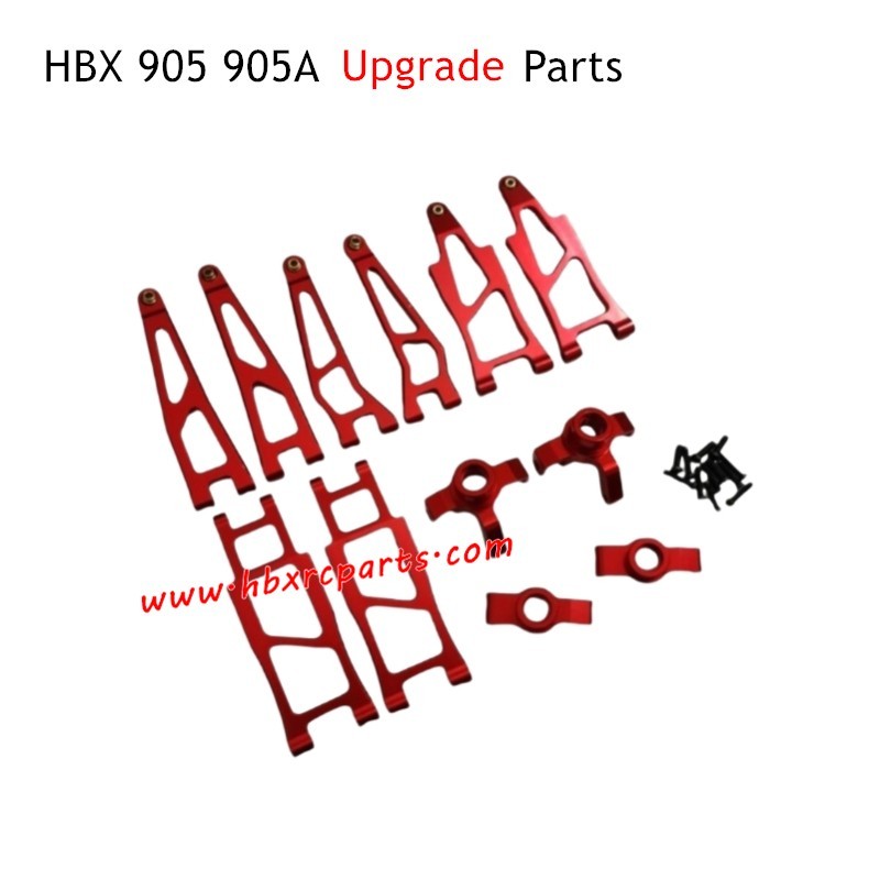 HBX 905A Twister Upgrade Parts Front and Rear Swing Arm Red HBX 905A Twister Upgrade Parts Front and Rear Swing Arm Red