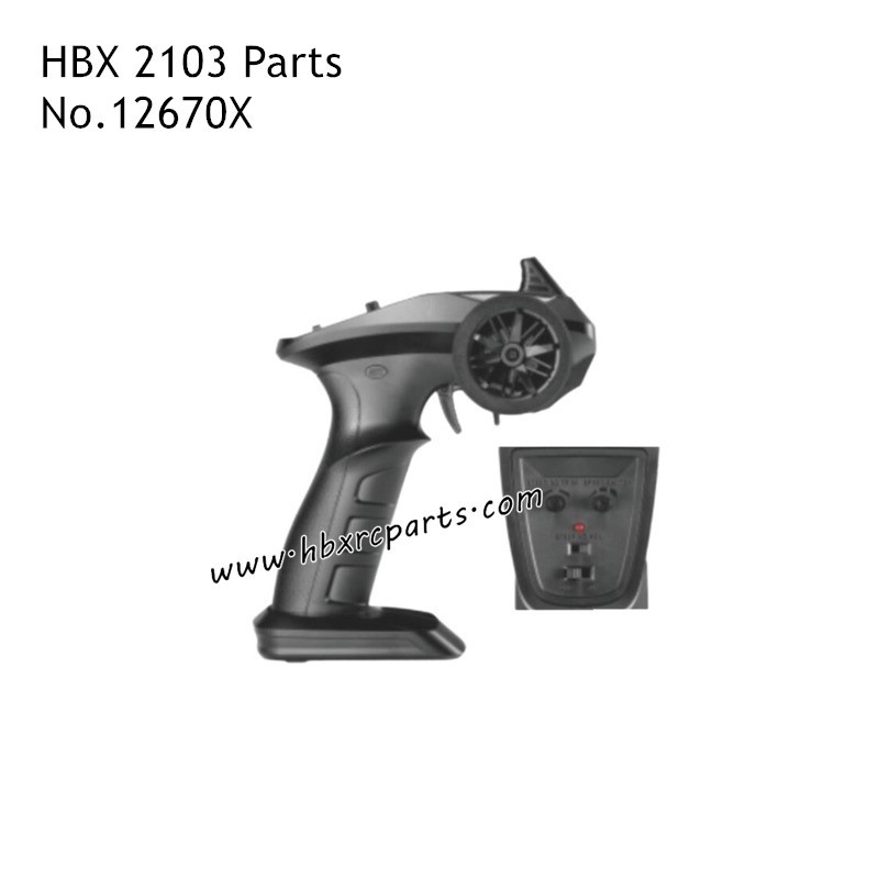 HAIBOXING HBX 2103 RC Car Parts 2.4Ghz Transmitter for Brushed Car 12670X HAIBOXING HBX 2103 RC Car Parts 2.4Ghz Transmitter for Brushed Car 12670X