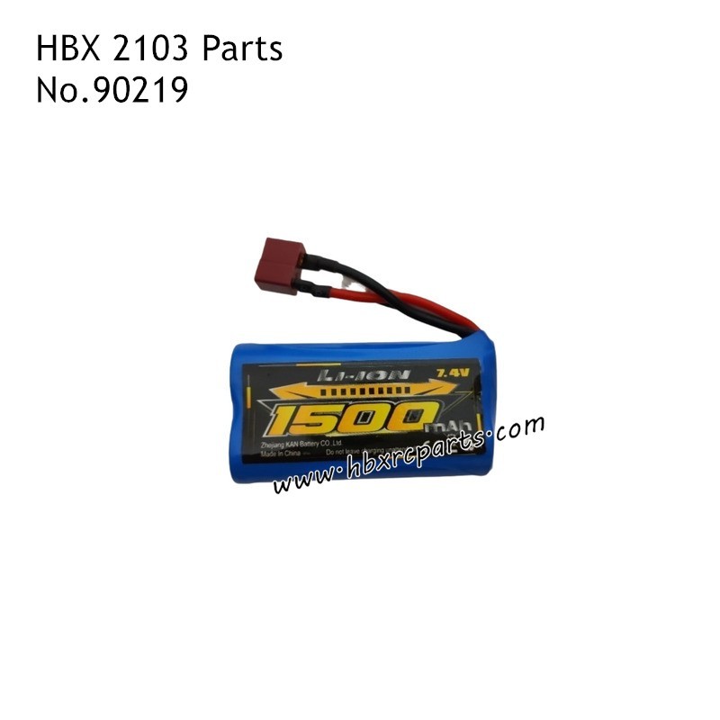 HAIBOXING HBX 2103 RC Car Parts 7.4V 1500mAh Battery T Plug 90219 HAIBOXING HBX 2103 RC Car Parts 7.4V 1500mAh Battery T Plug 90219