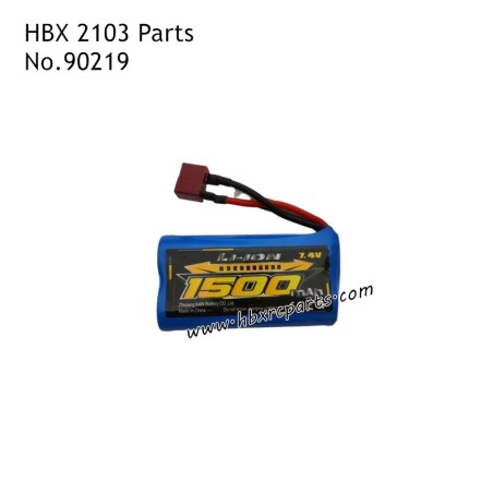 HAIBOXING HBX 2103 RC Car Parts 7.4V 1500mAh Battery T Plug 90219