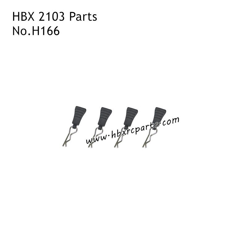 HAIBOXING HBX 2103 RC Car Parts Body Clips H166 HAIBOXING HBX 2103 RC Car Parts Body Clips H166
