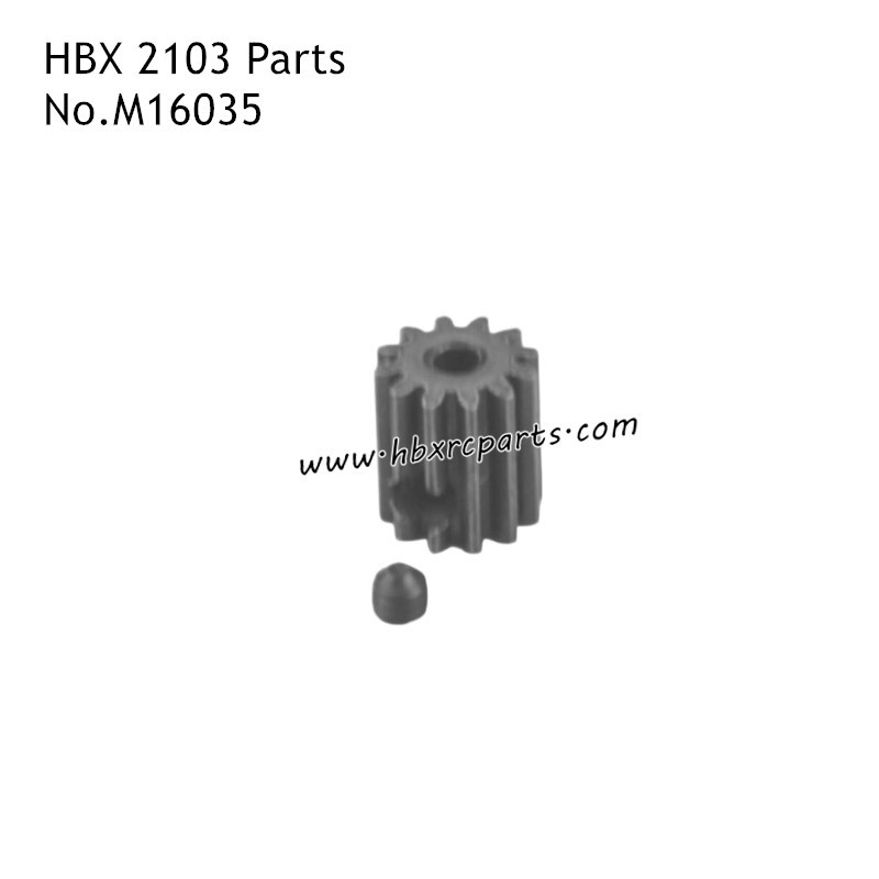 HAIBOXING HBX 2103 RC Car Parts 14T Motor Pinion M16035 HAIBOXING HBX 2103 RC Car Parts 14T Motor Pinion M16035