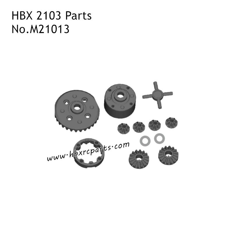 HAIBOXING HBX 2103 RC Car Parts Differential Gear Assembly M21013 HAIBOXING HBX 2103 RC Car Parts Differential Gear Assembly M21013