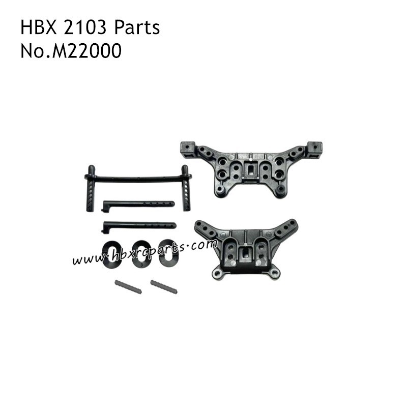 HBX 2103 RC Car Parts Front Rear Shock Tower M22000 HBX 2103 RC Car Parts Front Rear Shock Tower M22000